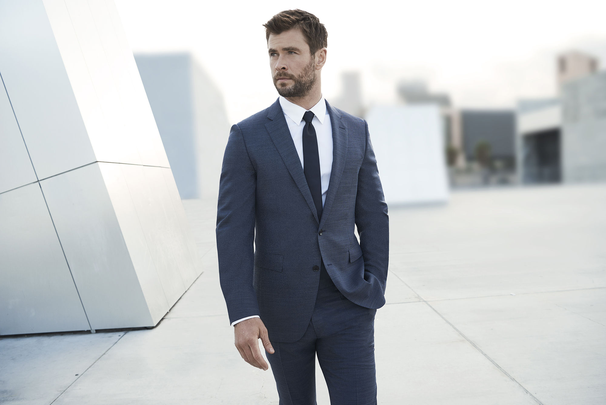 Chris hemsworth 2025 for hugo boss