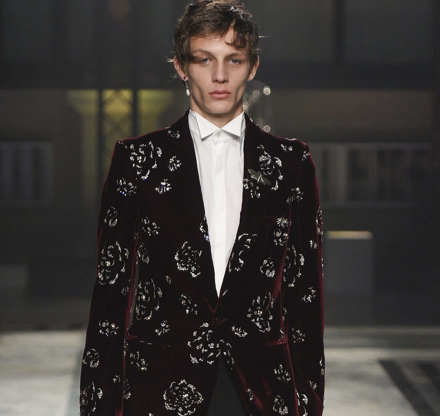 Splurge: Alexander McQueen floral men's velvet jacket | Lifestyle Asia ...