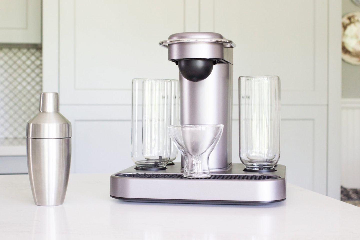 No shakers needed The Bartesian is a Nespresso for cocktails