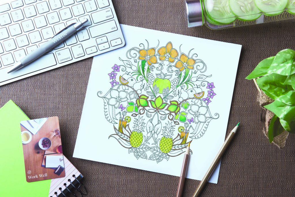 Colour your way to wellness: Westin x Johanna Basford
