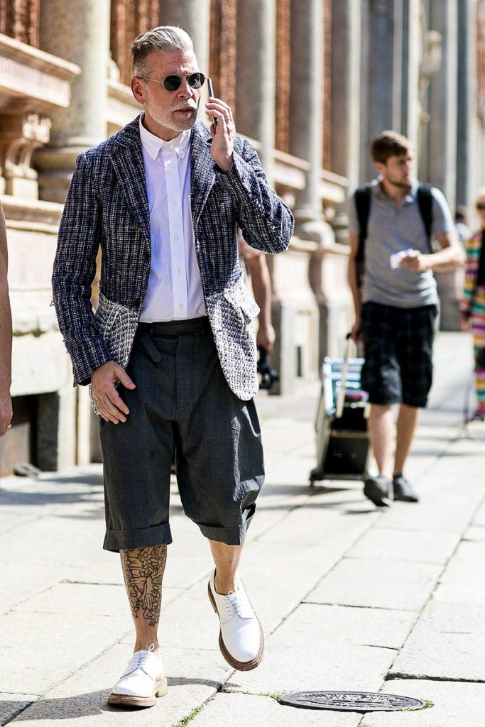 Steal his Style: Polished short-suit