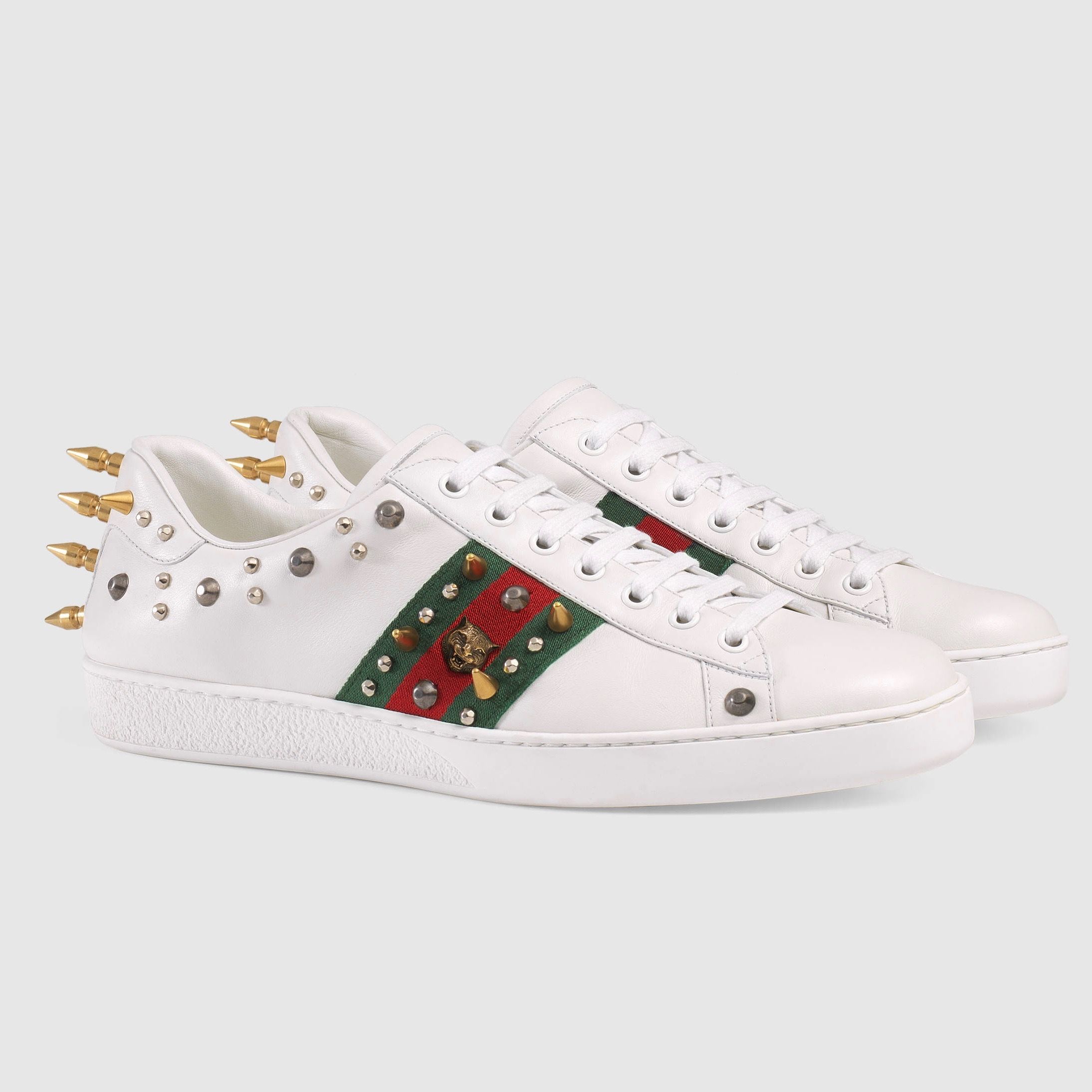 Gucci Ace studded leather low-top sneakers
