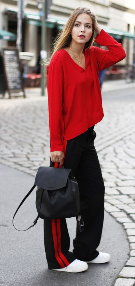 Trend to try: Wearing red all year round