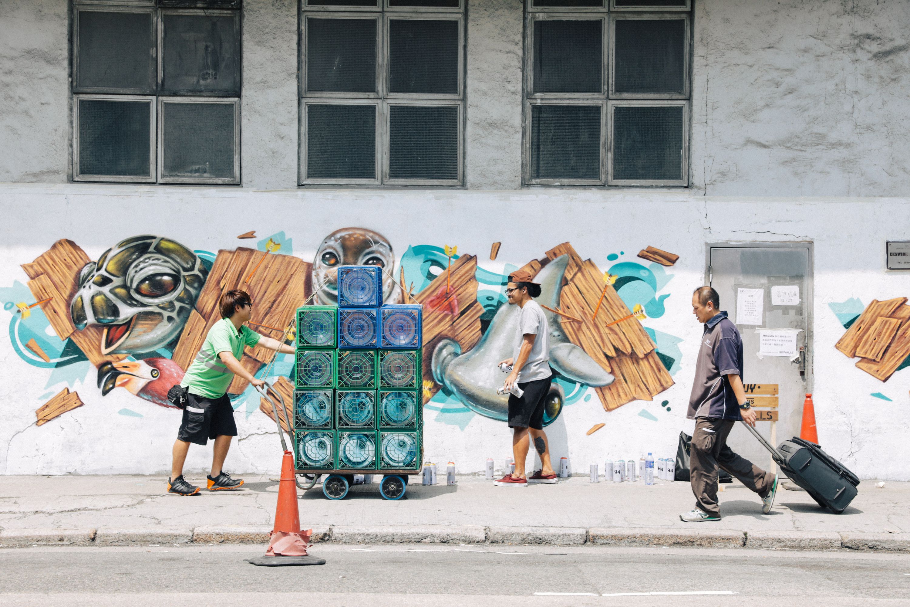 Check out these incredible murals completed for 2017’s HKwalls