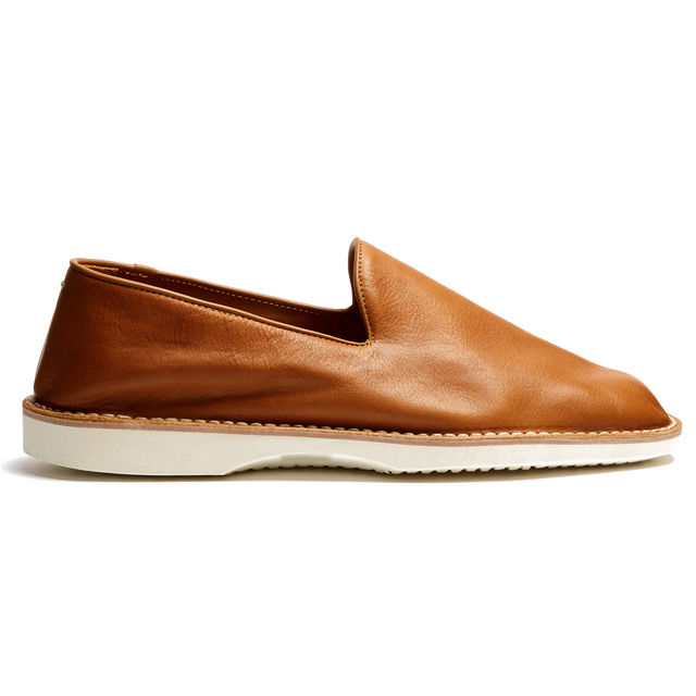 Mens cream slip hot sale on shoes