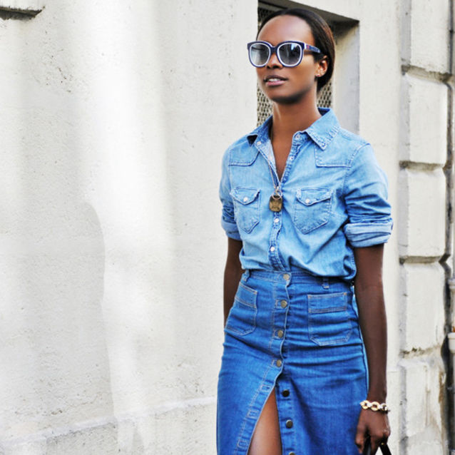 The Best Celebrity Double Denim Looks Of All Time  British Vogue