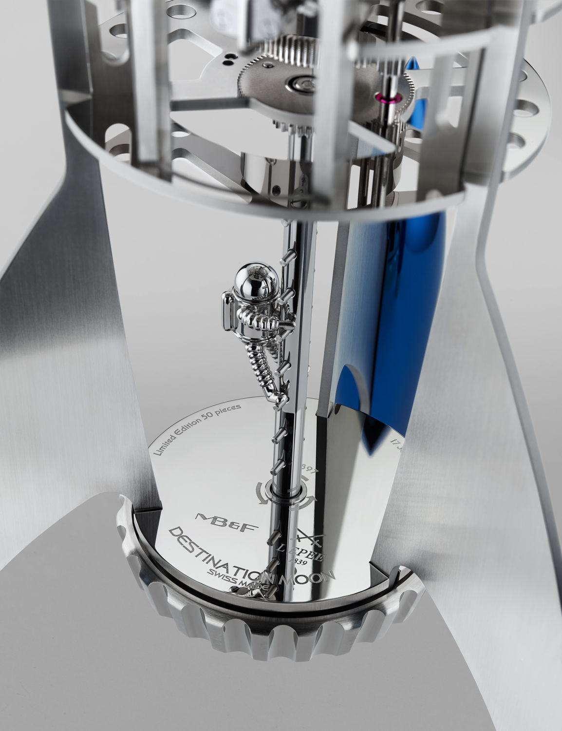 Splurge: Prepare for takeoff with MB&F’s “Destination Moon” table clock
