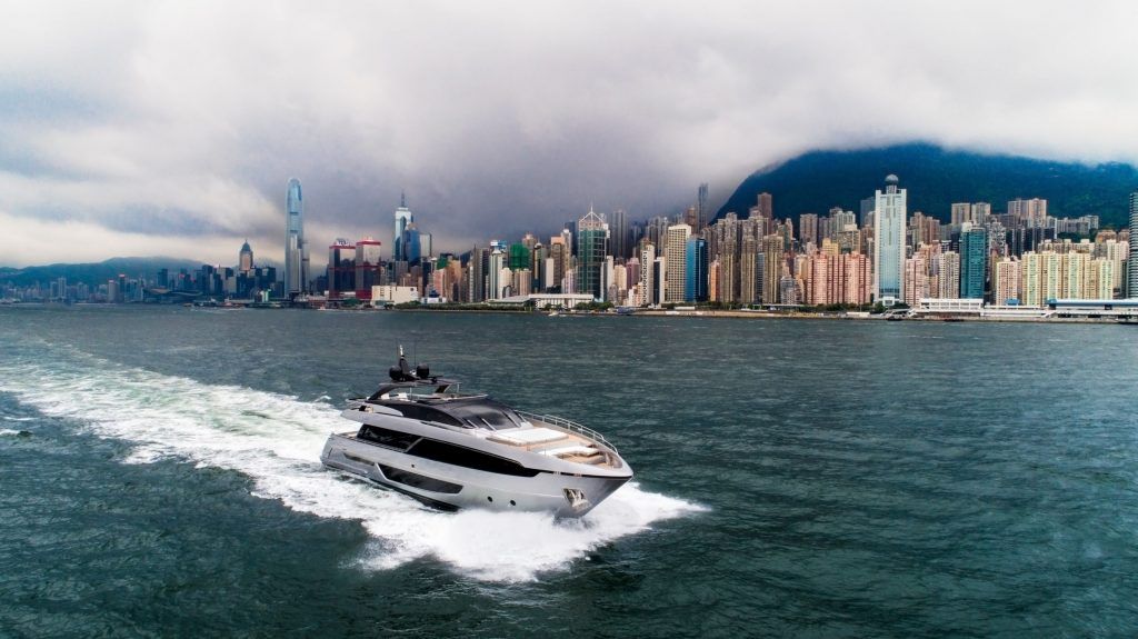 The Riva 100′ Corsaro makes its international debut in Hong Kong