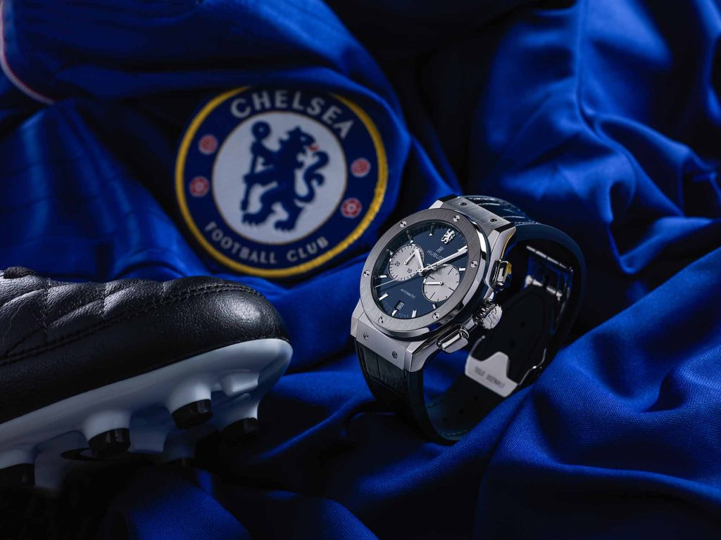 Hublot celebrates Chelsea FC win with Classic Fusion Chronograph watch