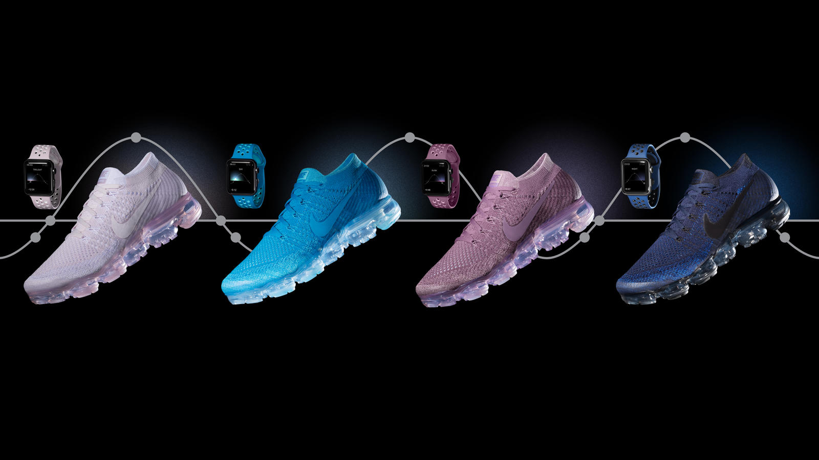 Nike launches “Day to Night” VaporMax Flyknit shoes with matching Apple Watch bands