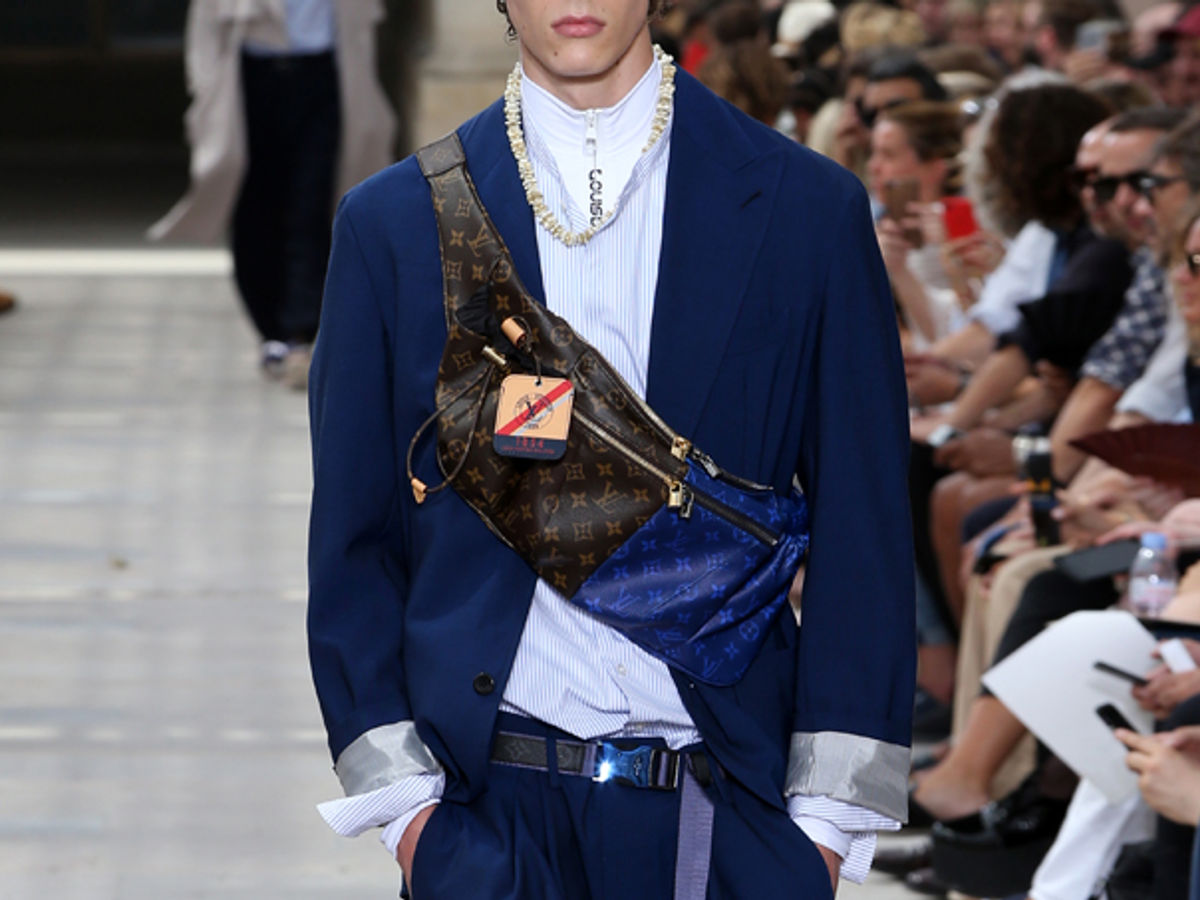 Shop Louis Vuitton BUMBAG Men's Blue Bags