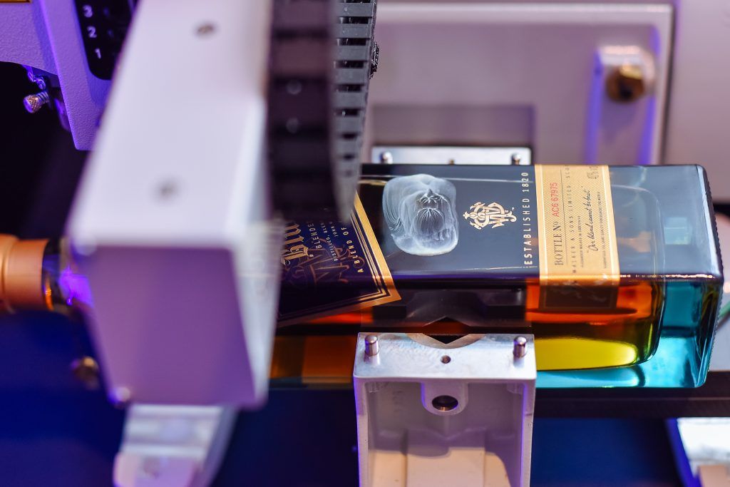 Engrave your Johnnie Walker Blue Label bottle with a personalised message