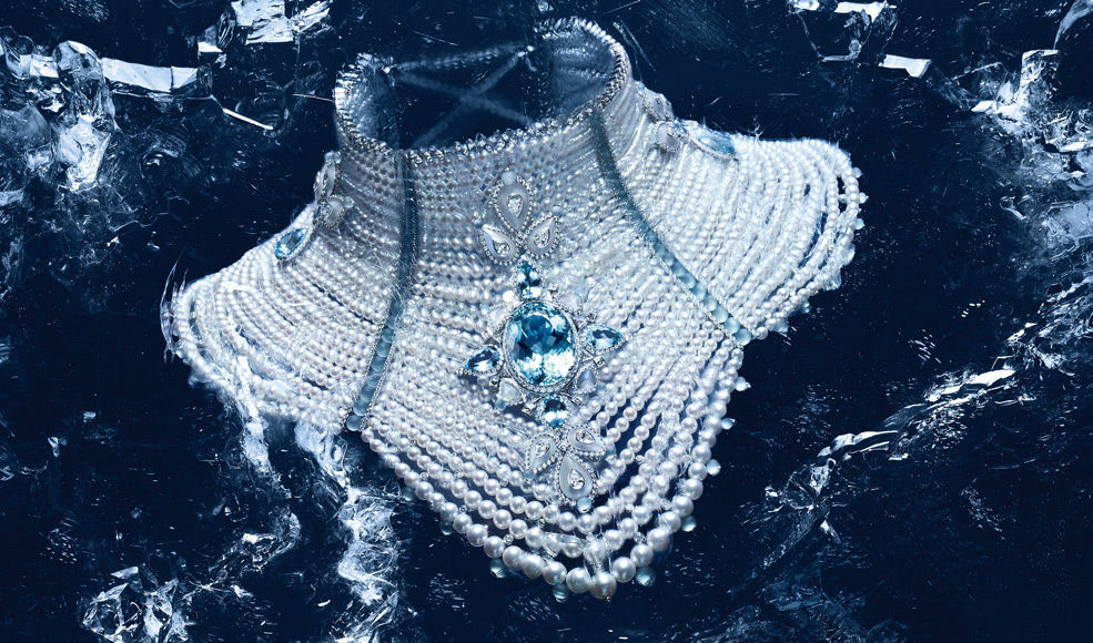 On the rocks: Boucheron’s frosty Baïkal necklace is fit for an ice queen