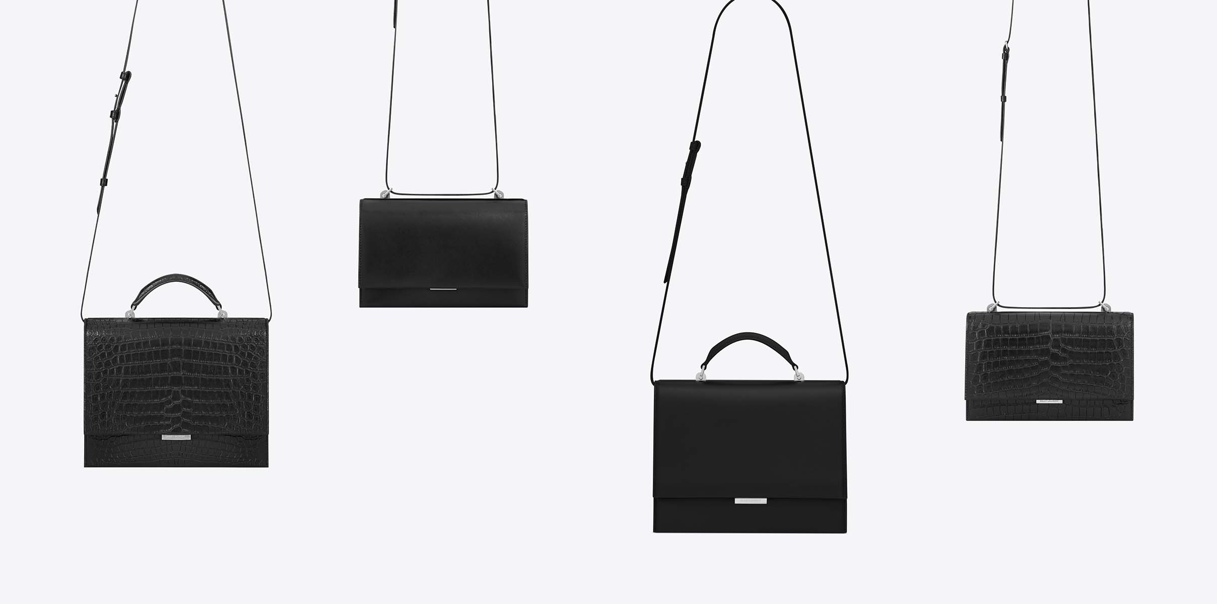 Saint Laurent Babylone Leather Handbag