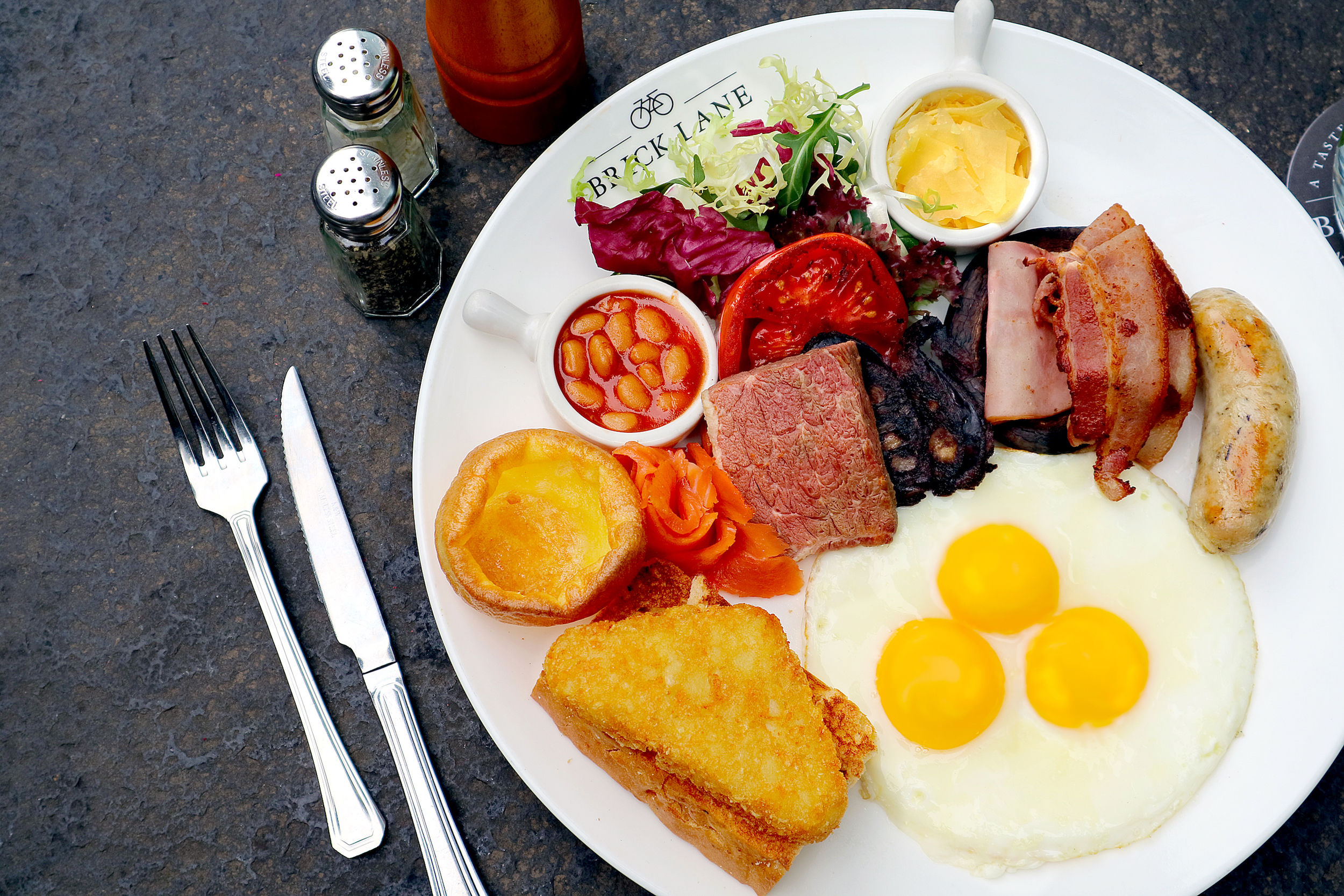 BRICK LANE CWB Full English All Day BReakfast  