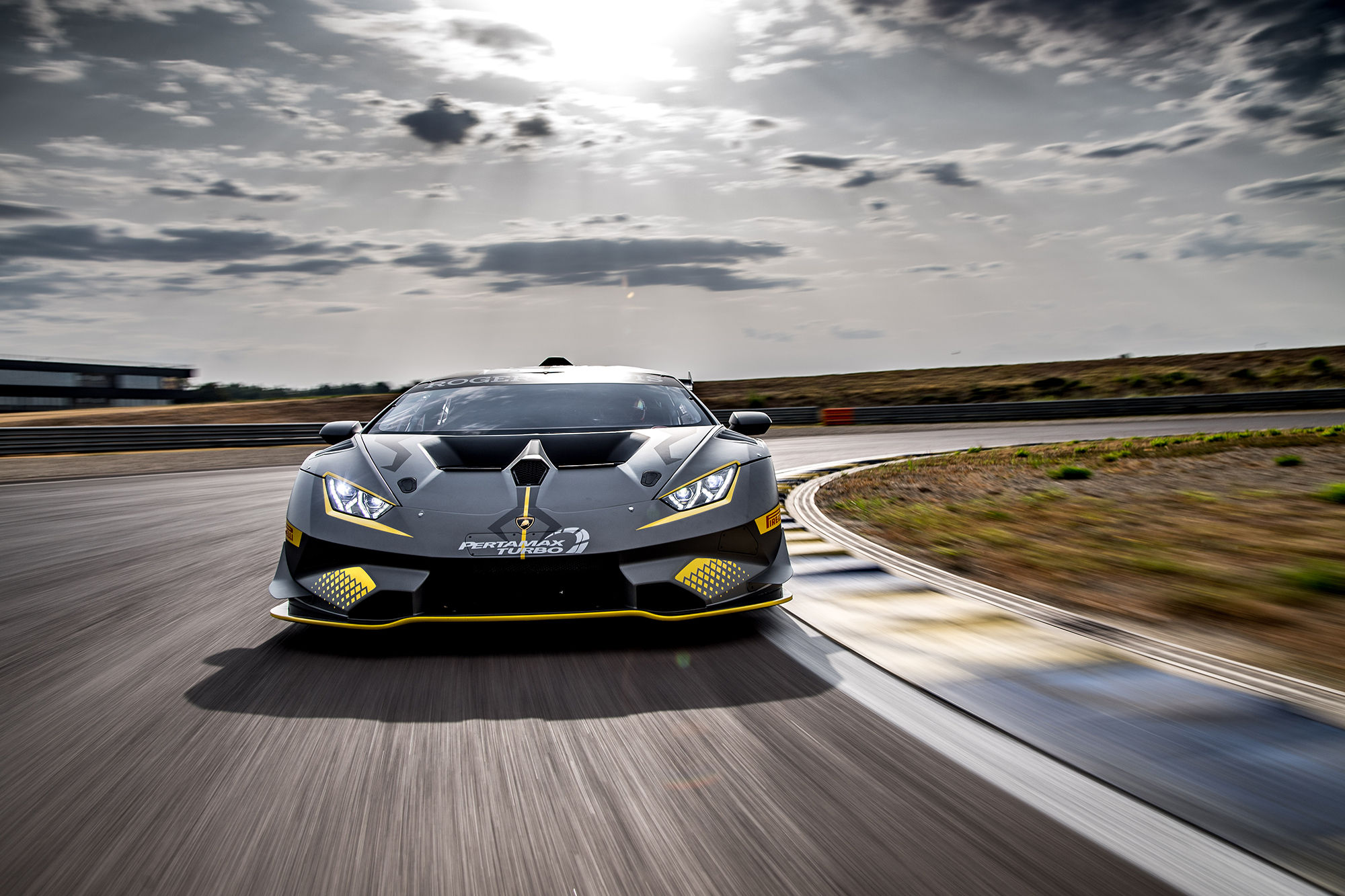 The new Lamborghini Huracán Super Trofeo Evo is one angry-looking beast