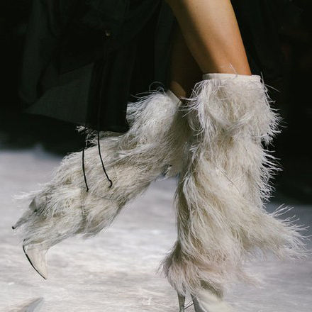 RunwayWatch: Yeti Boots #NYFW As tongue-in-cheek and irony-ridden  accessories and styles grow within the Youth market, meme-worthy over…