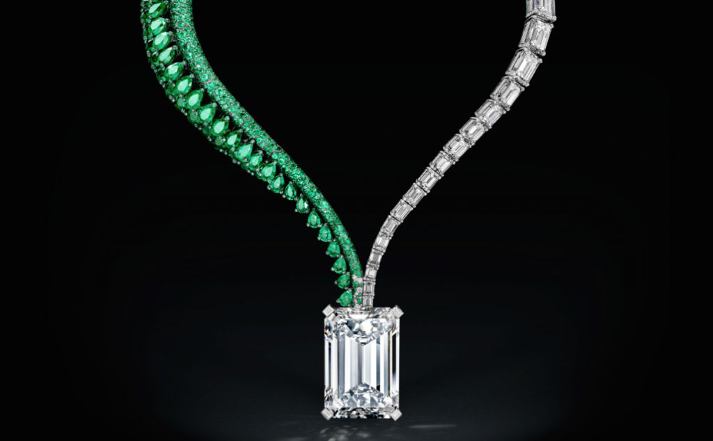 On the rocks: This De Grisogono necklace features the world’s largest flawless diamond