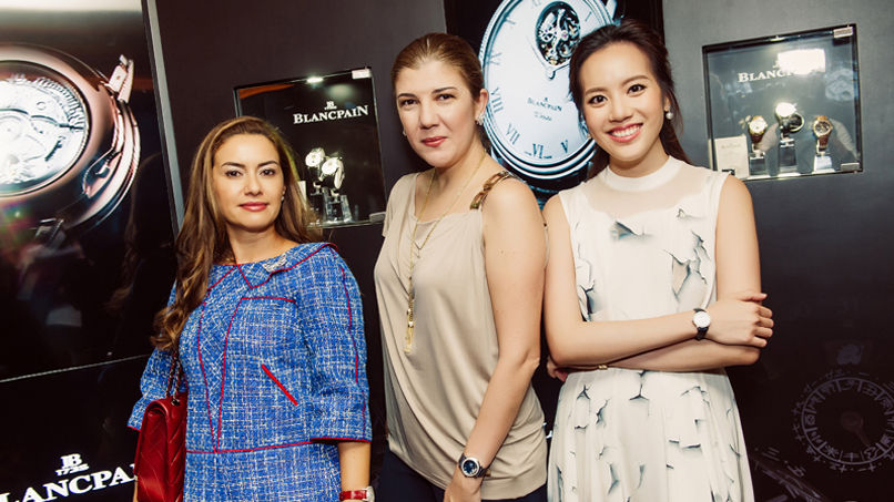 Blancpain’s Métiers D’Art exhibition cocktail reception