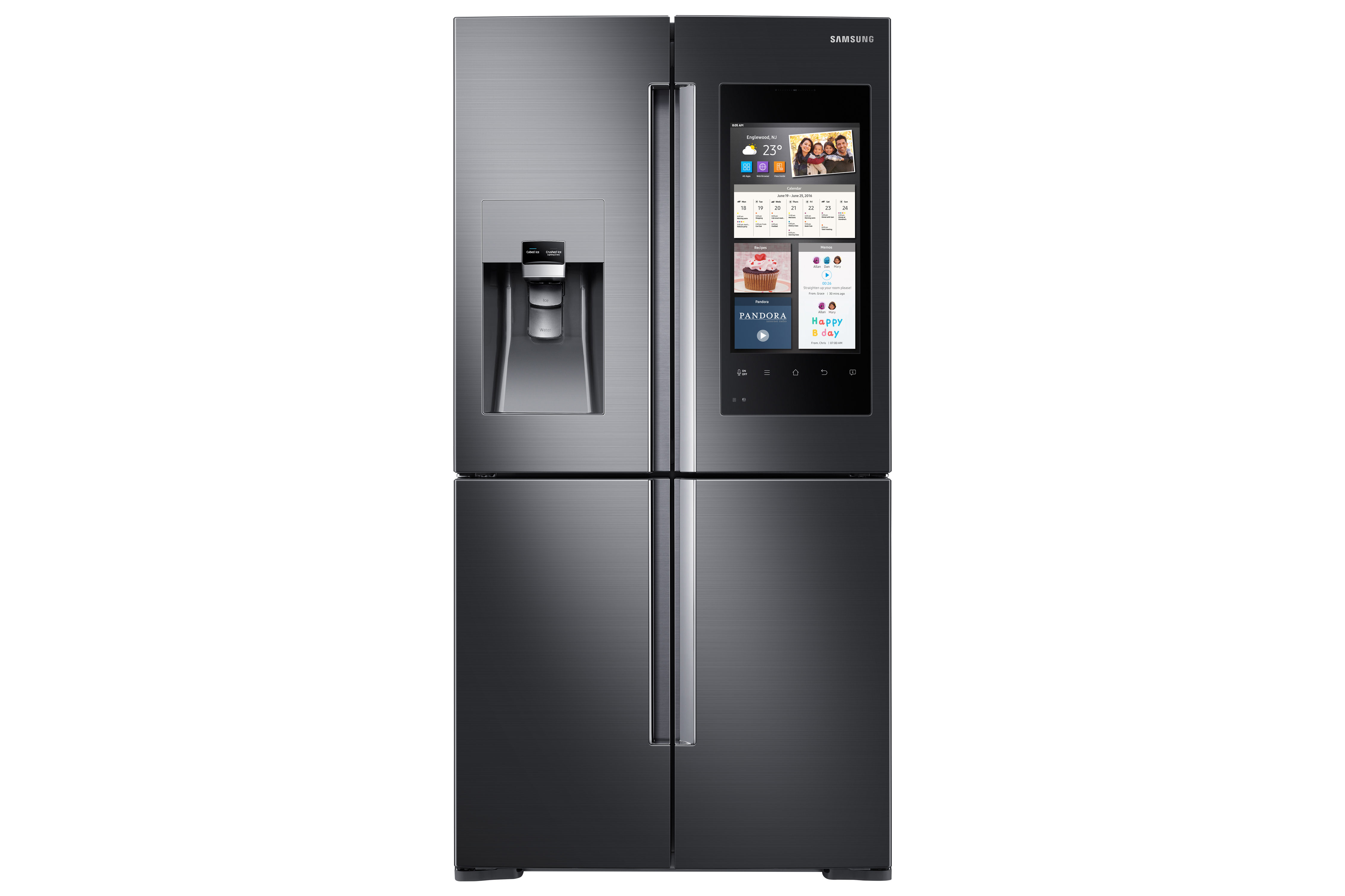 Холодильники новые модели. Смарт-холодильник Samsung Family Hub. Samsung Family Hub холодильник. Умный холодильник Samsung Family Hub. Samsung RF-61 k90407f.