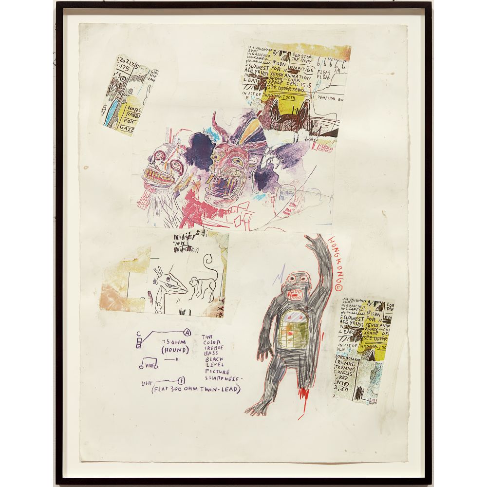 Jean-Michel Basquiat, ‘Hong Kong,’ (1985)