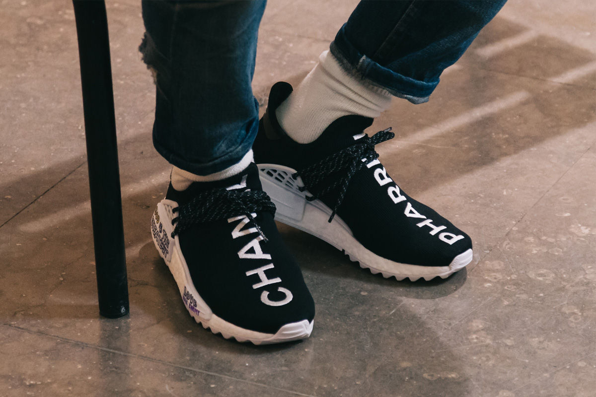 These Chanel x Adidas x Pharrell trainers at Colette will set you back S$54,000