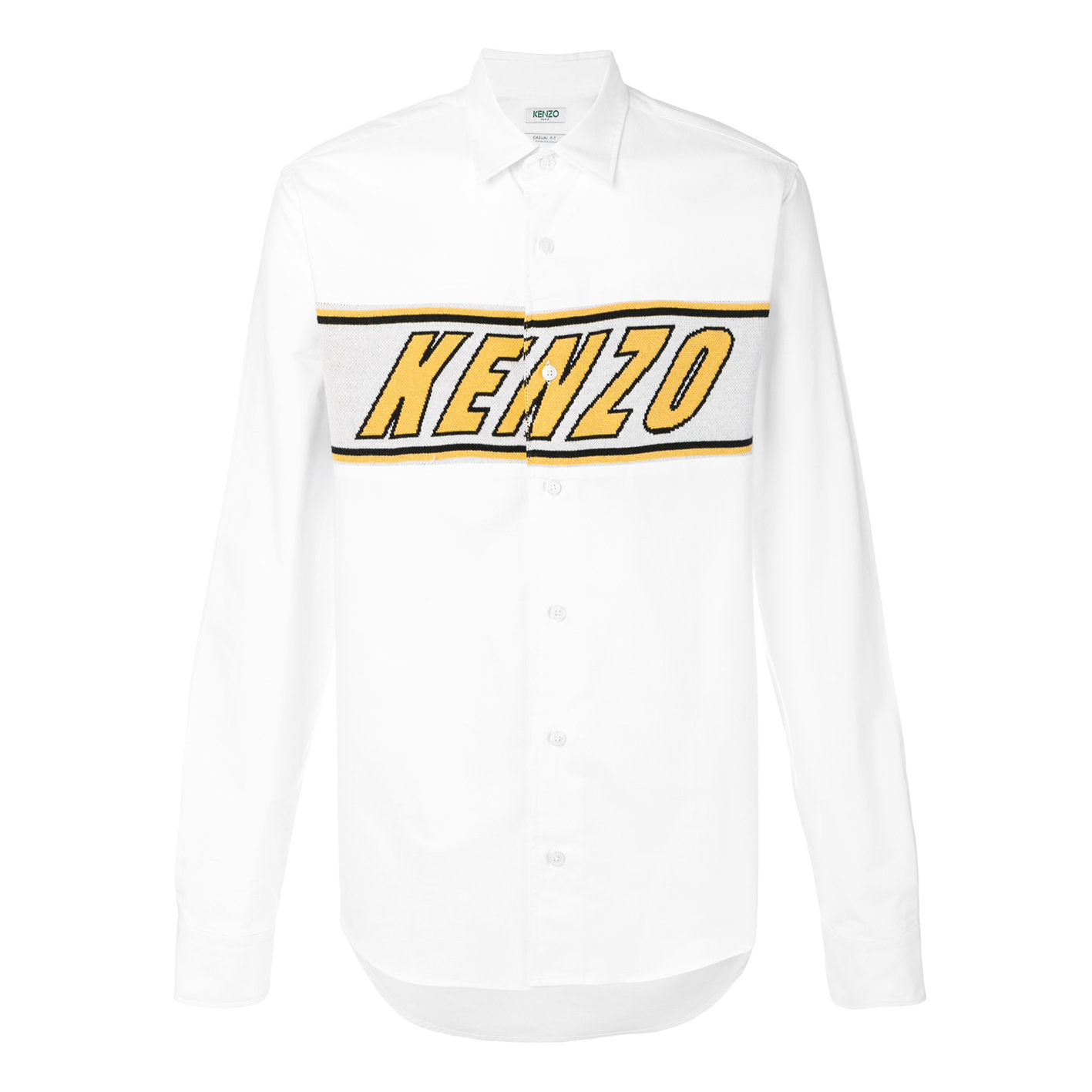 Kenzo logo embroidered shirt