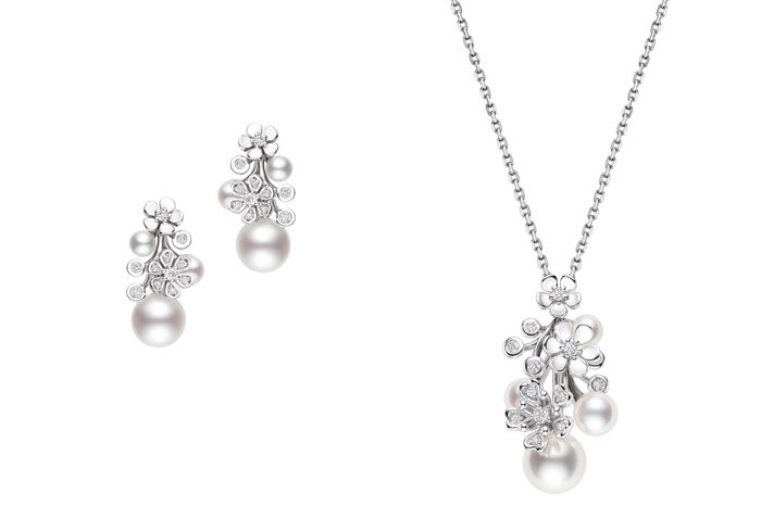 Mikimoto's blooming pearls beautifully capture the magic and grace of ...