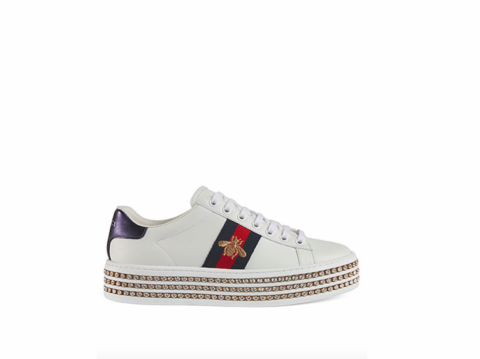 Ace sneaker with crystals