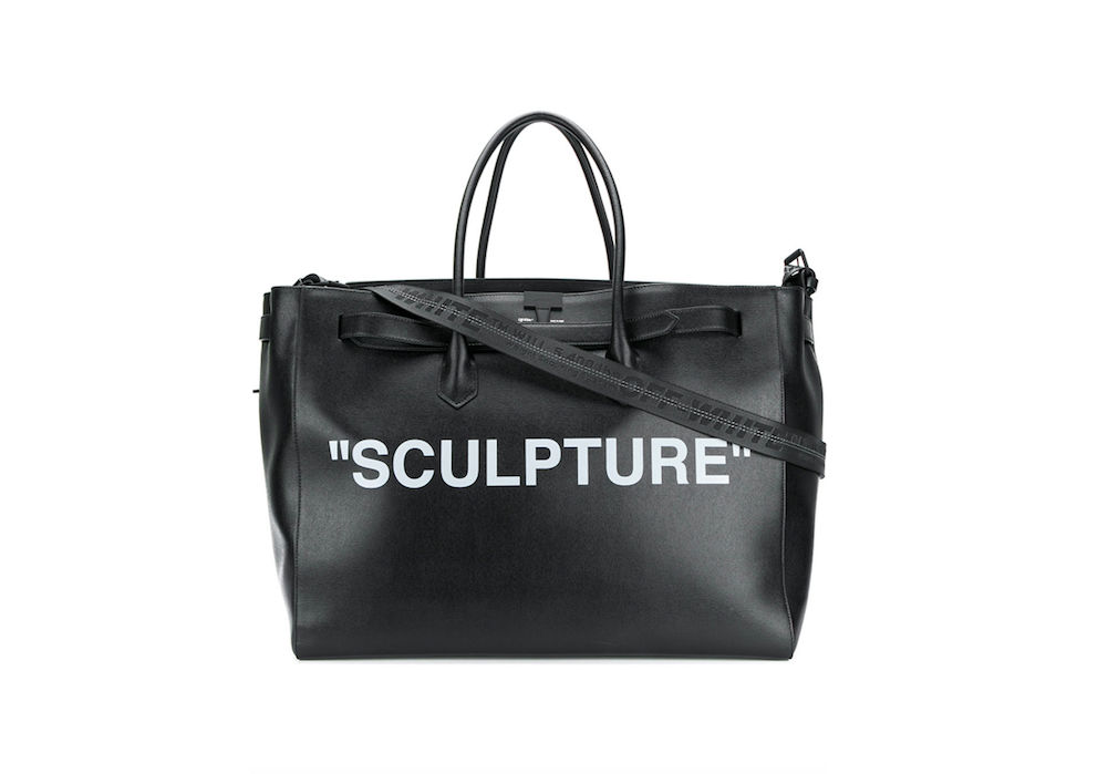 Off-White's sculpture luggage bag