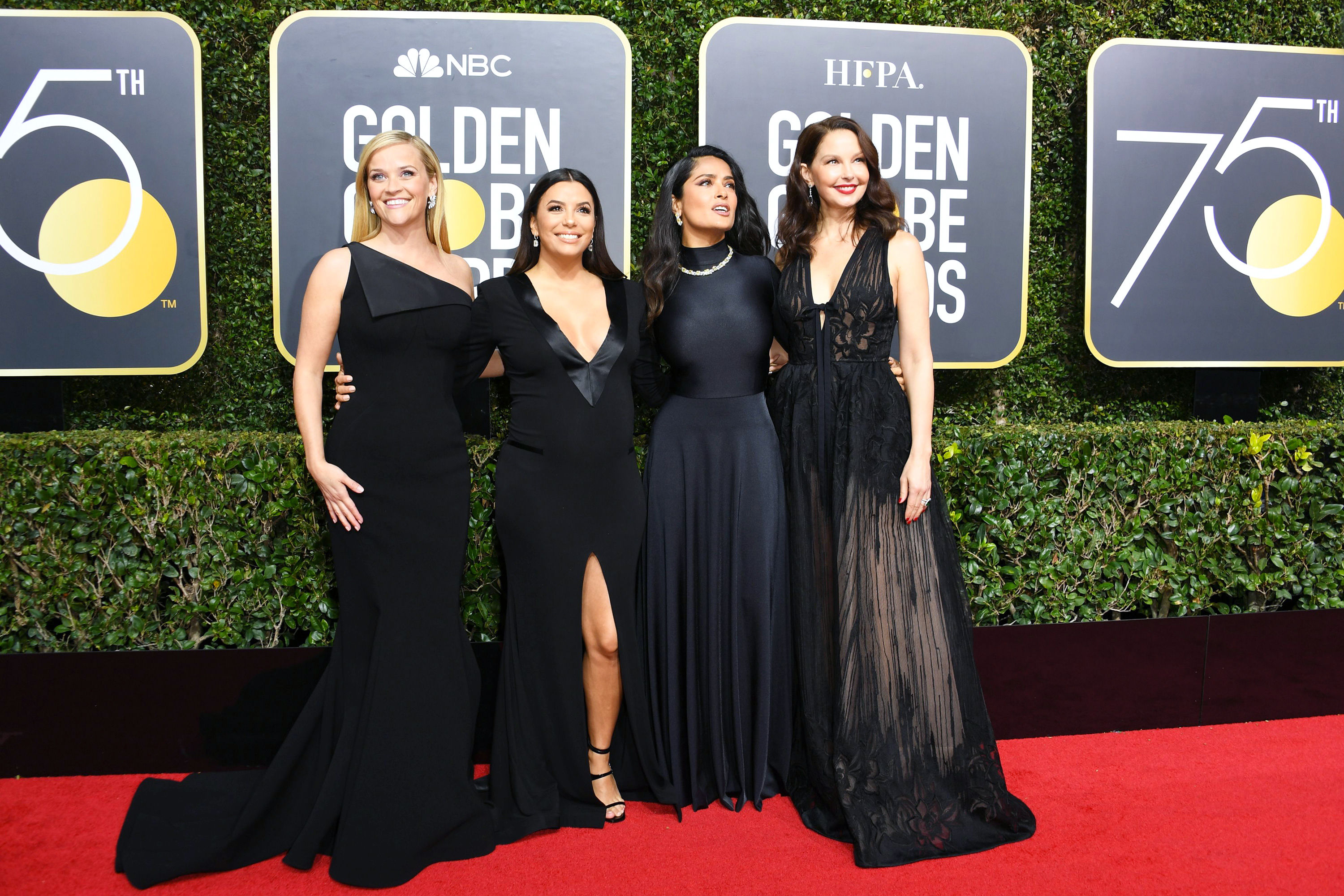 Golden Globes 2018: Hollywood makes a different kind of fashion statement