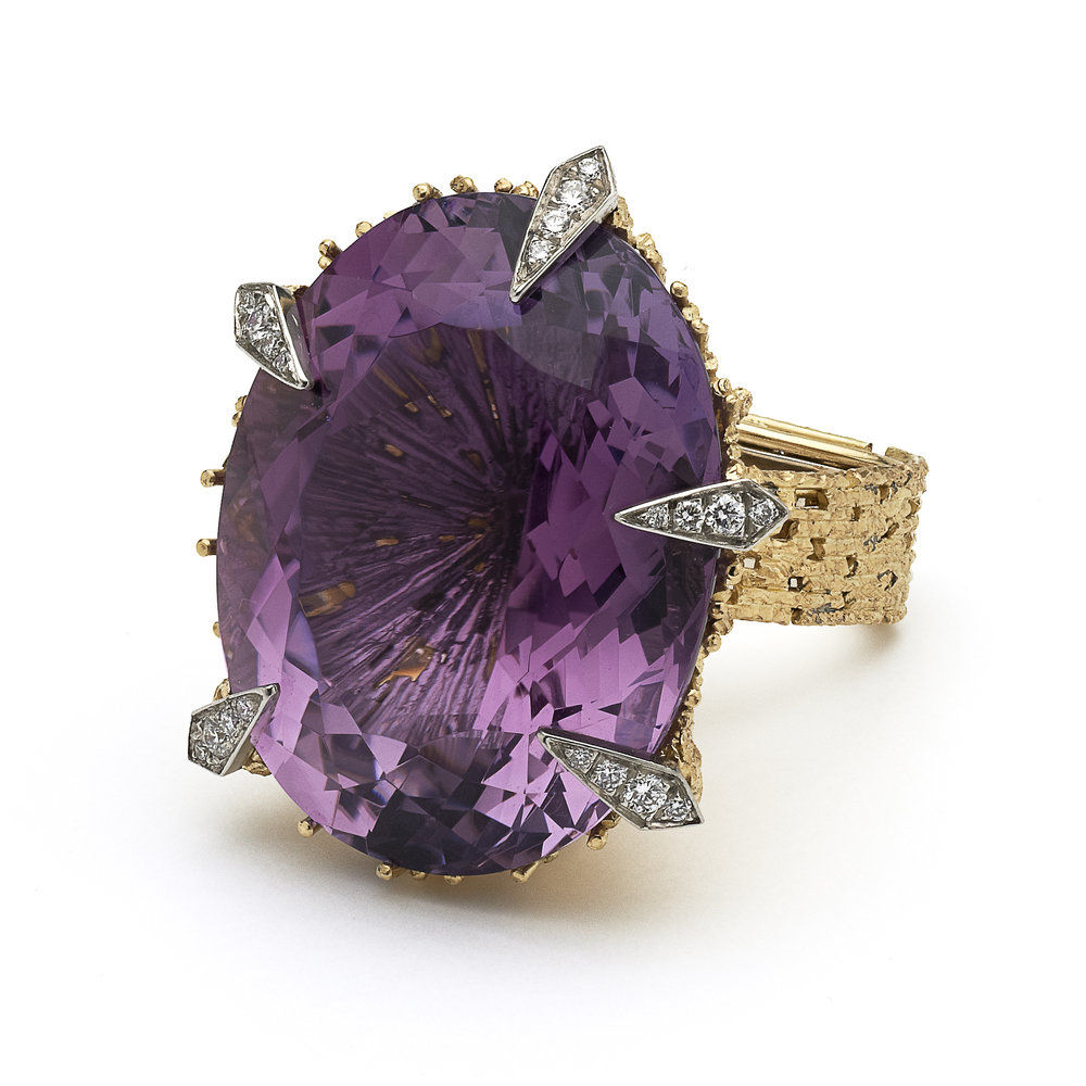 Amethyst ring by Grima jewellery