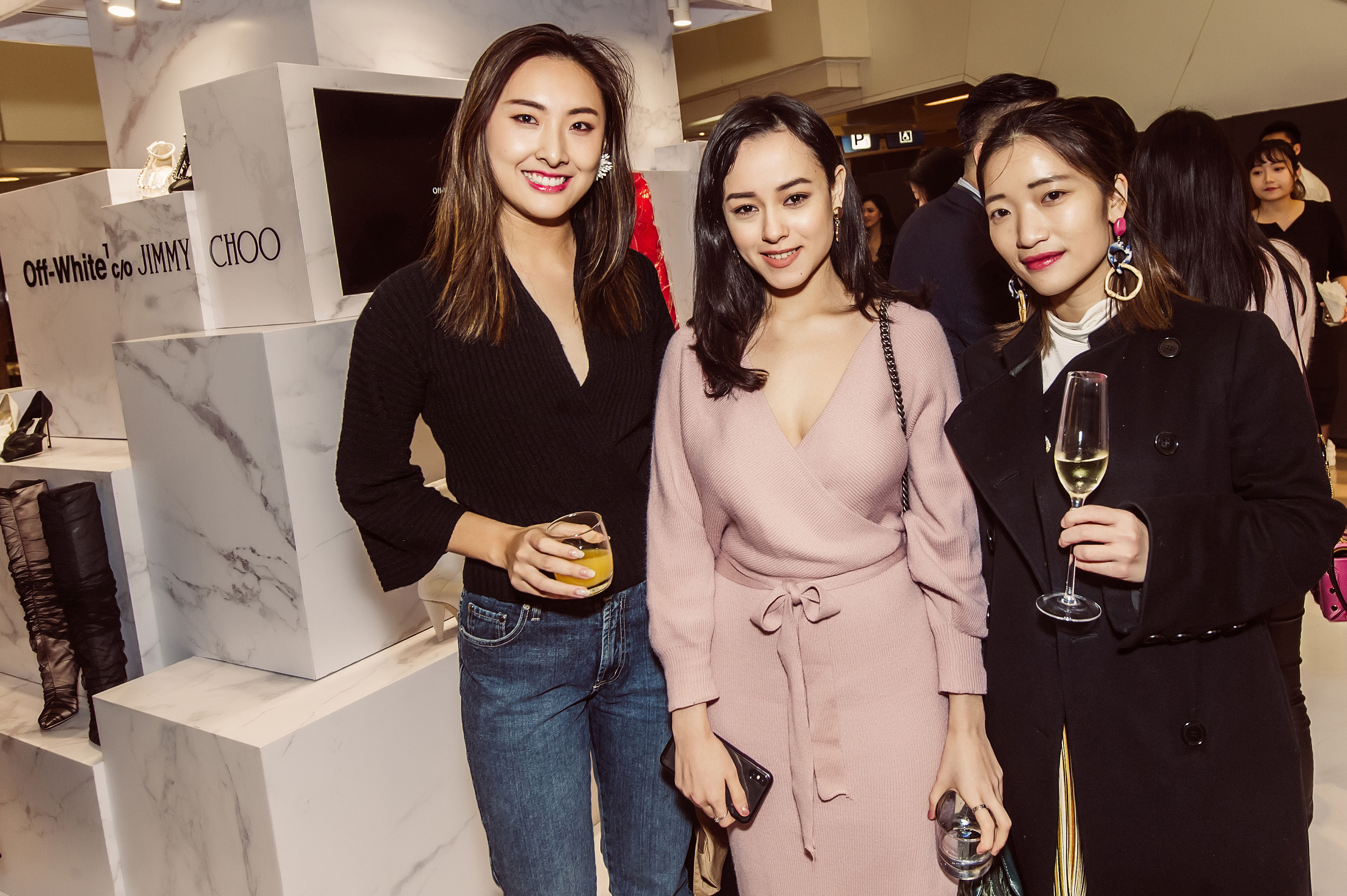 Off-White x Jimmy Choo exhibition launch party