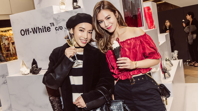 Off-White x Jimmy Choo exhibition launch party