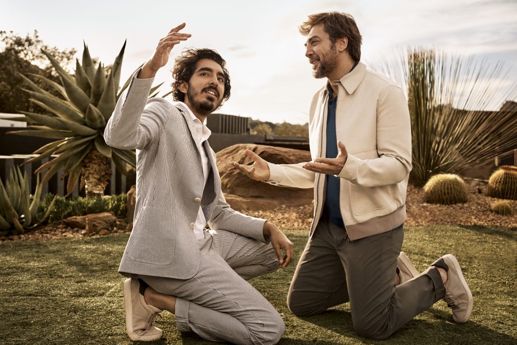 Watch: Javier Bardem and Dev Patel on Ermenegildo Zegna’s latest campaign