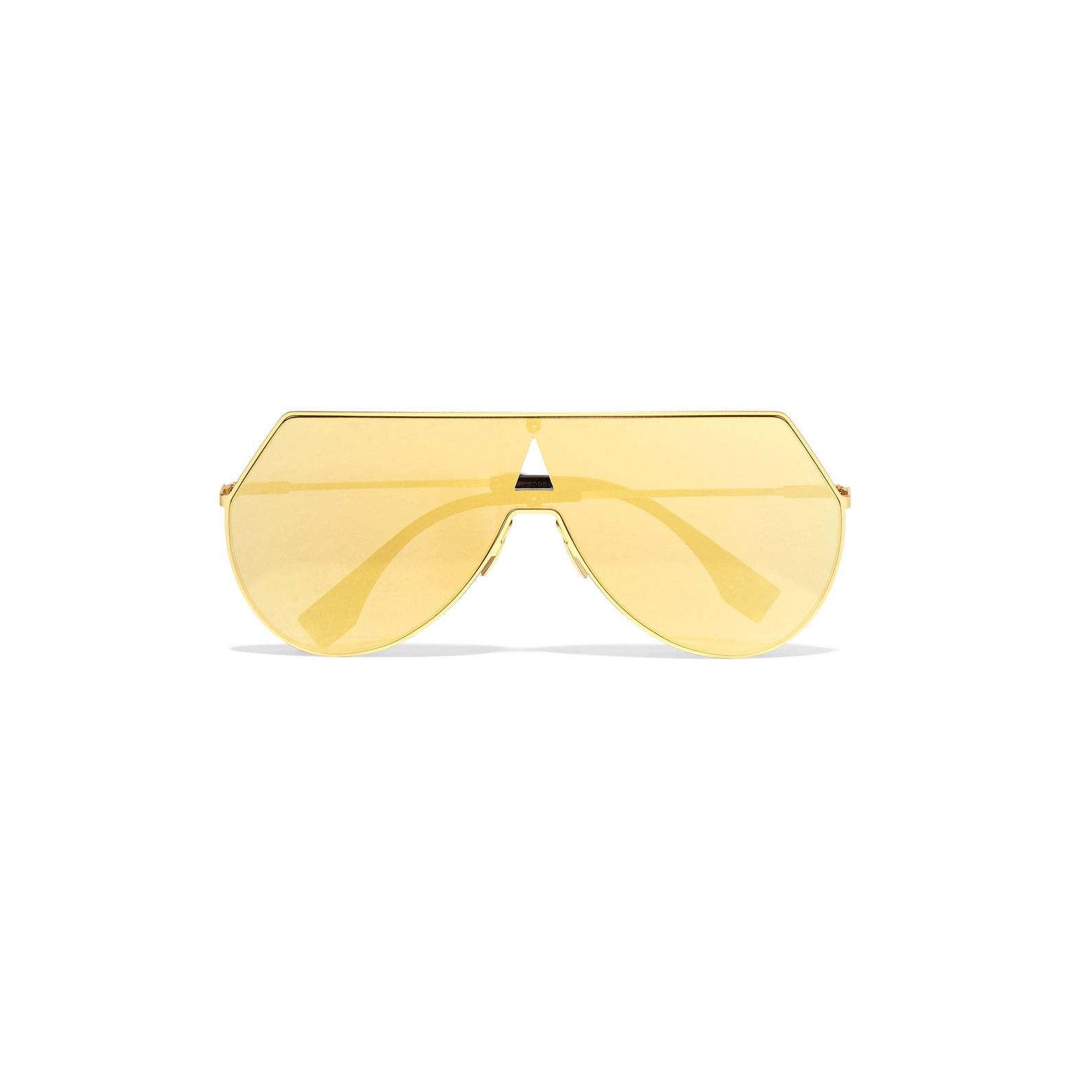 Fendi aviator-style mirrored sunglasses