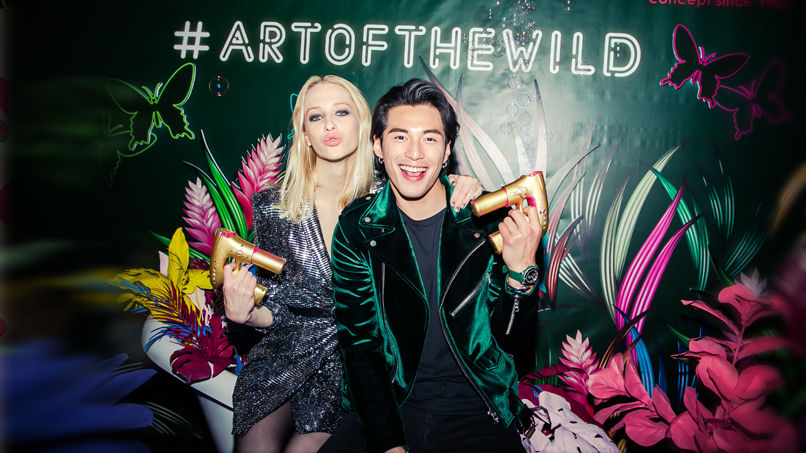 ‘Art of the Wild’ party with Perrier-Jouët