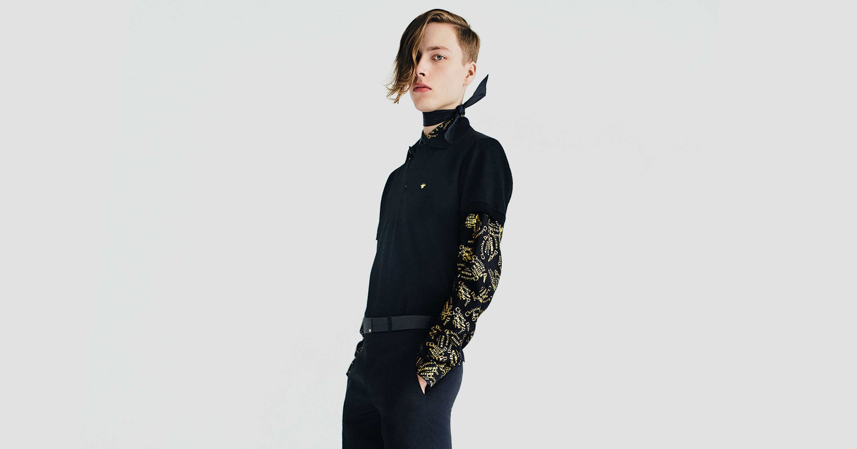 18-karat gold threads? The new Dior Homme capsule boldly says why not