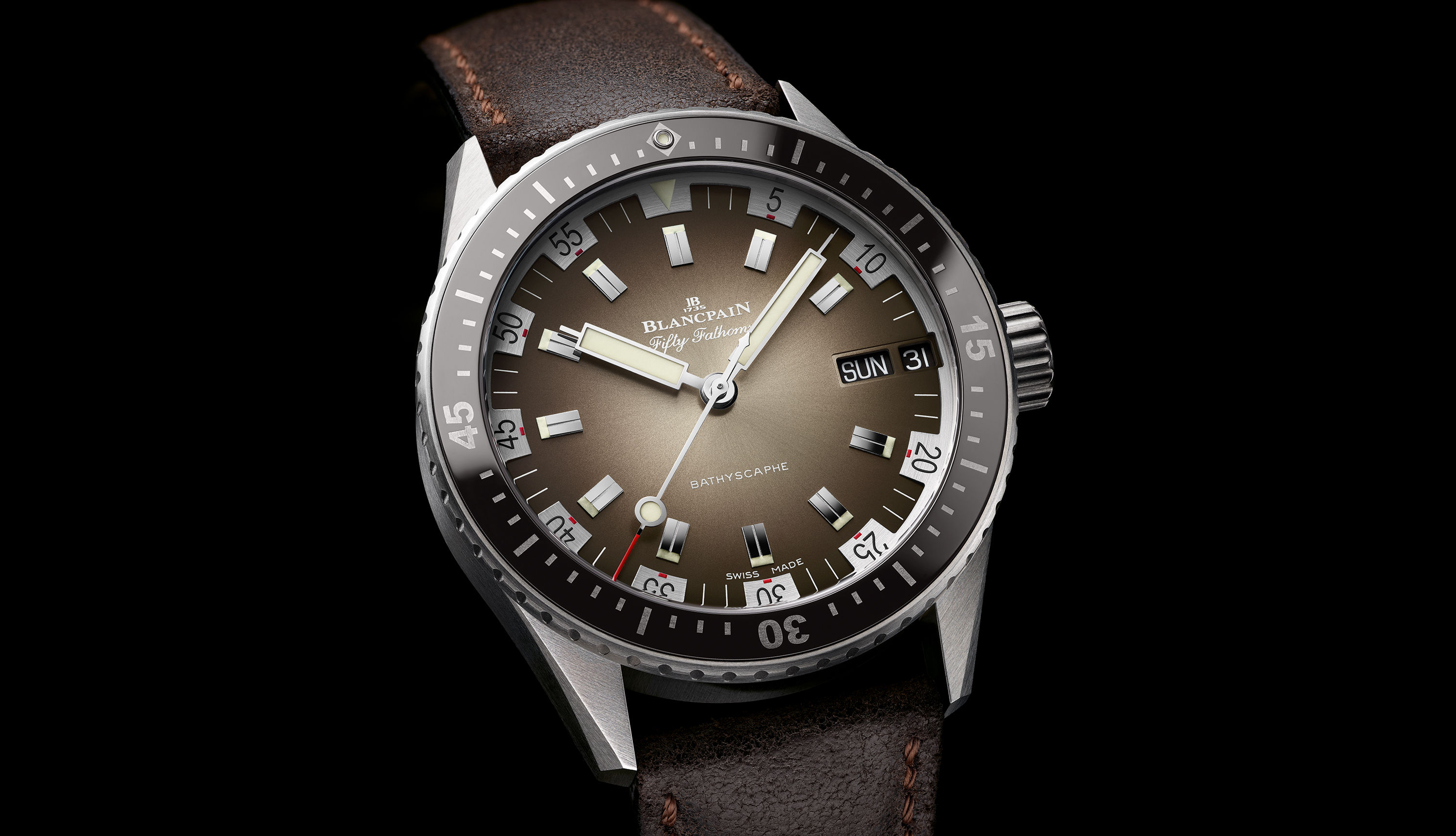 Blancpain introduces vintage-inspired Fifty Fathoms Bathyscaphe Day Date 70s