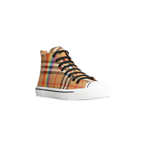 Burberry Rainbow Vintage Check High-top Sneakers