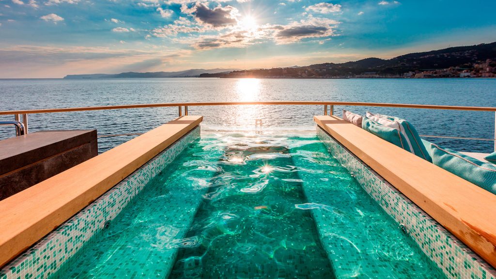 These stunning superyacht pools are the ultimate expression of sailing luxury