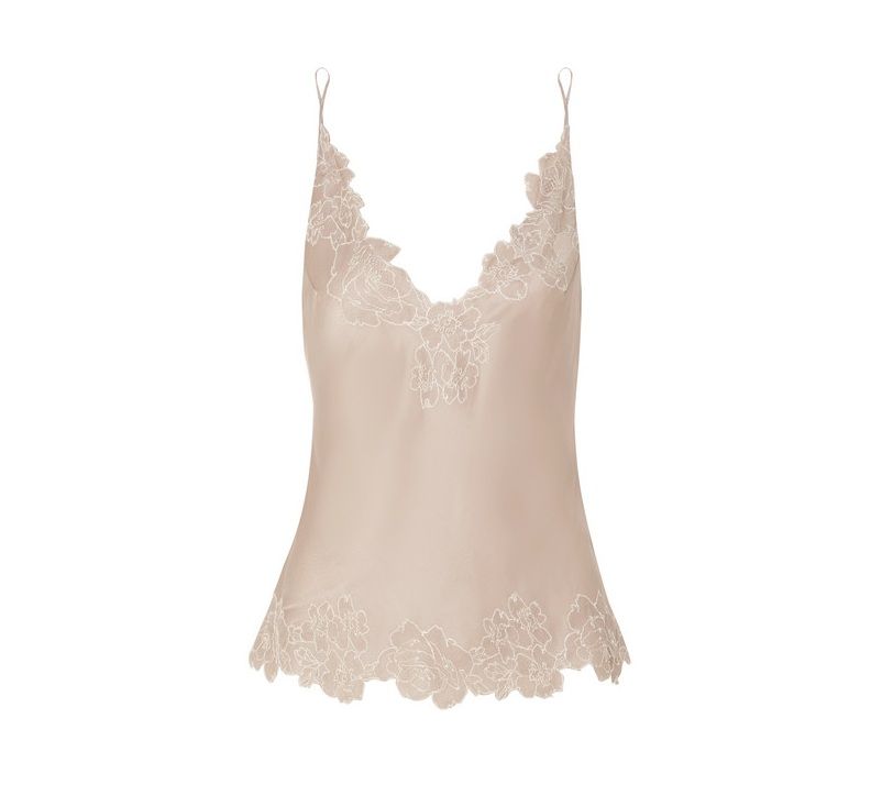 Carine Gilson's Chantilly lace-trimmed camisole