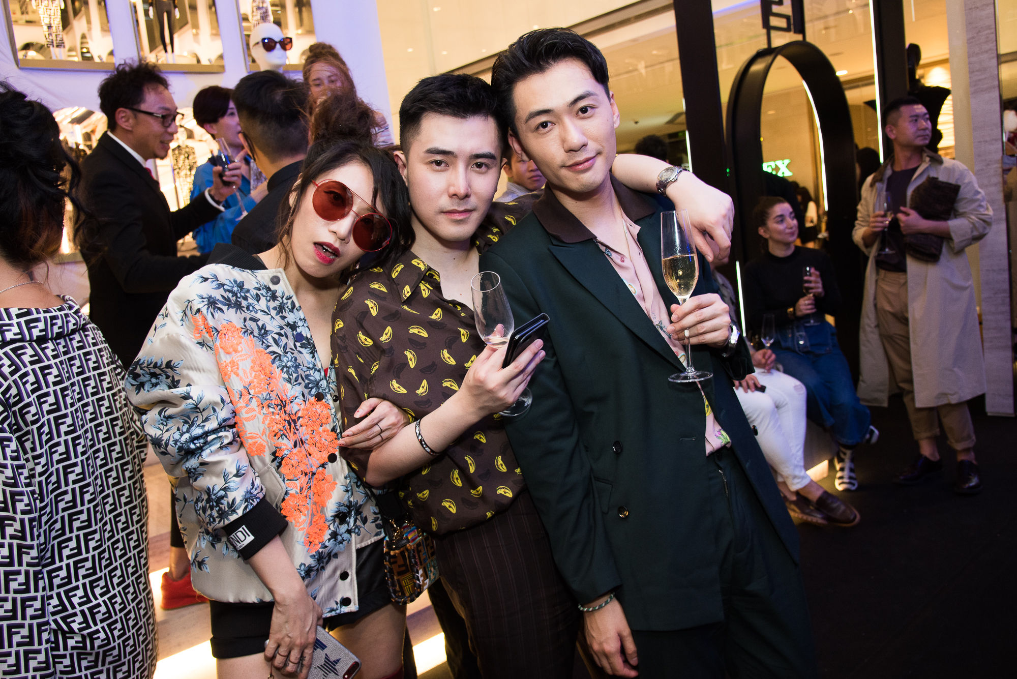 Fendi's FF Reloaded pop-up store launch party