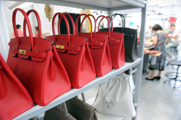 Hermès platinum Birkin Bag by Japanese designer, Ginza Tanaka