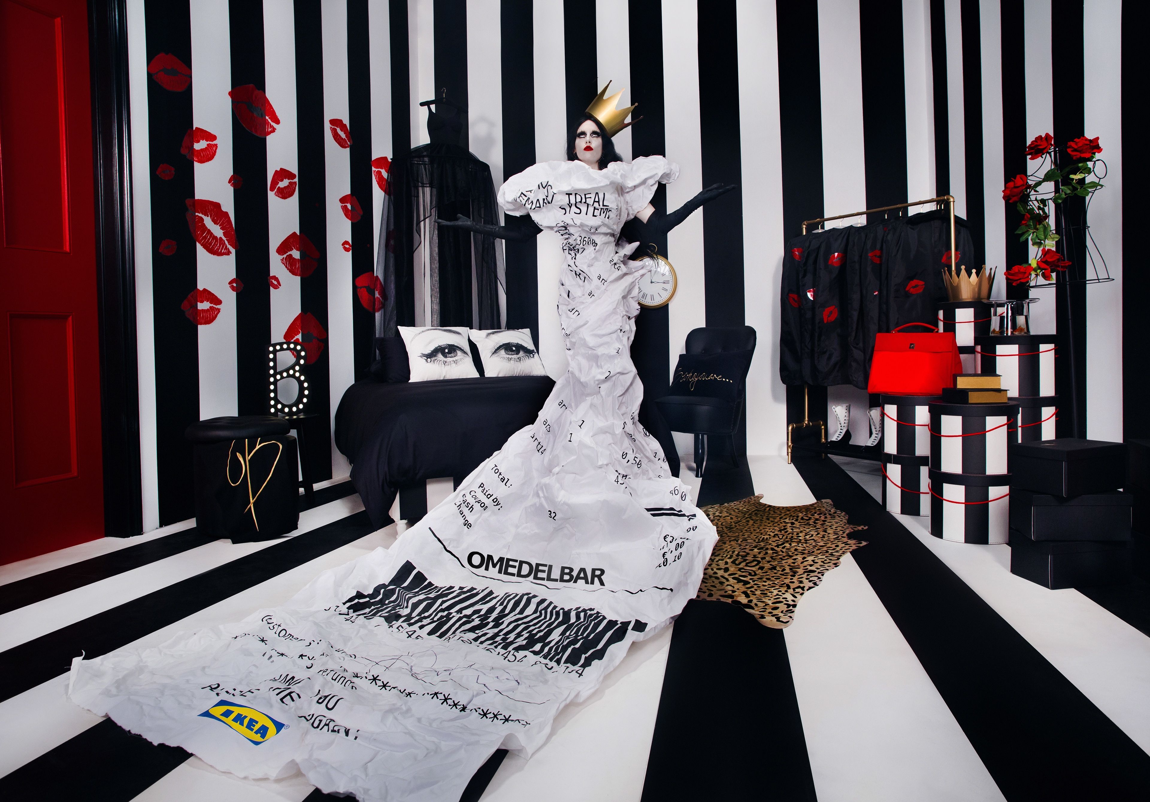 Goth meets glamour in IKEA’s OMEDELBAR limited edition collection