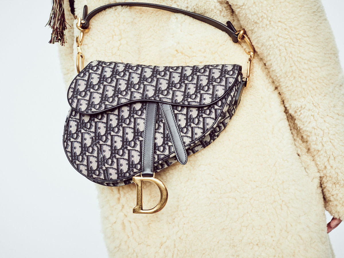 Christian Dior - Saddle Bag & Strap on Designer Wardrobe