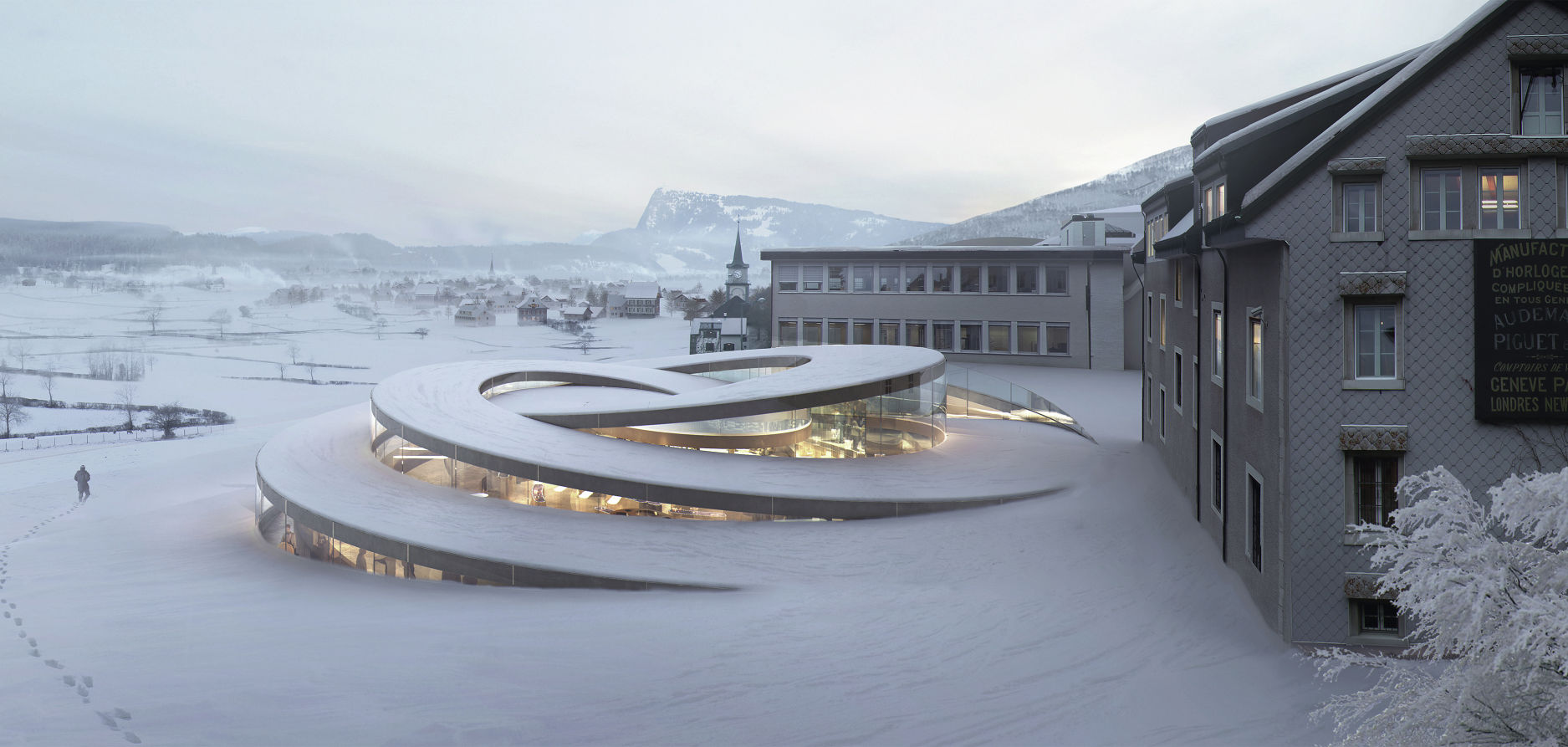 Audemars Piguet s Swiss hotel has a ski slope for a roof