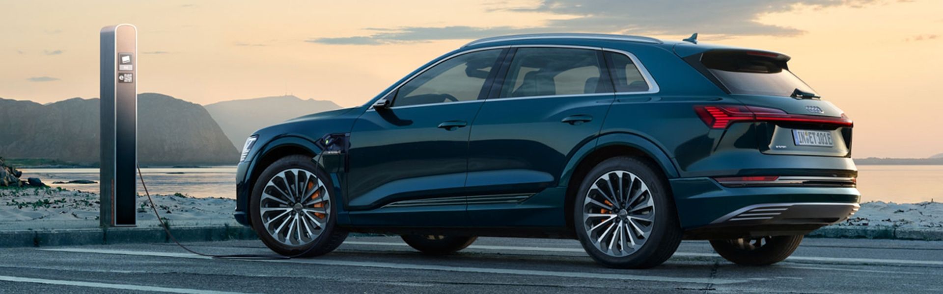 The Audi e-tron Quattro joins in on sustainable luxury automobiles