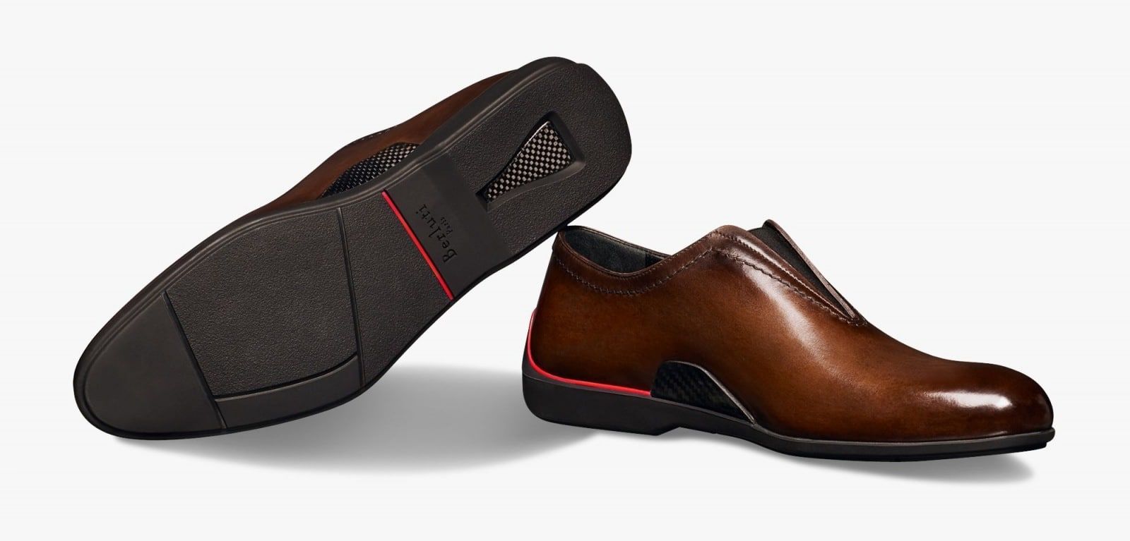 Berluti and Ferrari collaborate to create the ultimate gentleman’s driving shoes