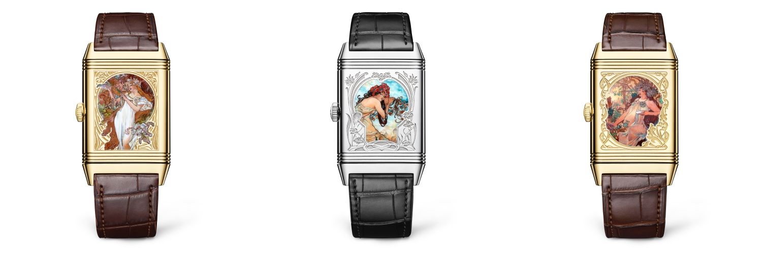 Jaeger LeCoultre brings hand engraved enamels to its Reverso series